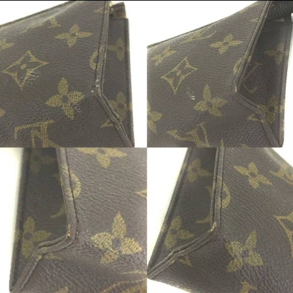Louis Vuitton Monogram Poche Toilette 15 Cosmetics Pouch Purse - Picture 7 of 11